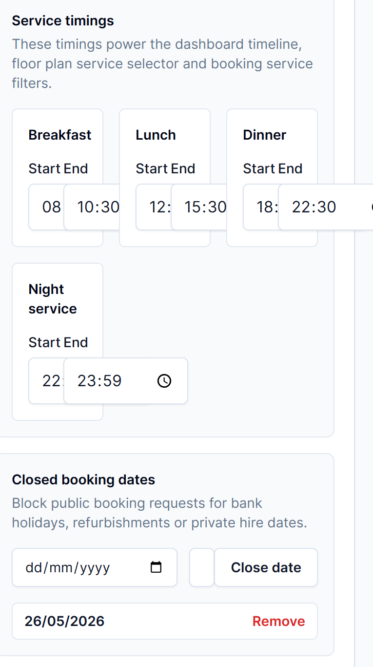 hostentra kb 006 service timings